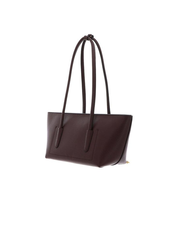 Coccinelle Shopping Bag Berry Bovine Leather / Shopper-bags