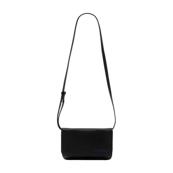 Marni calfskin clutch in black