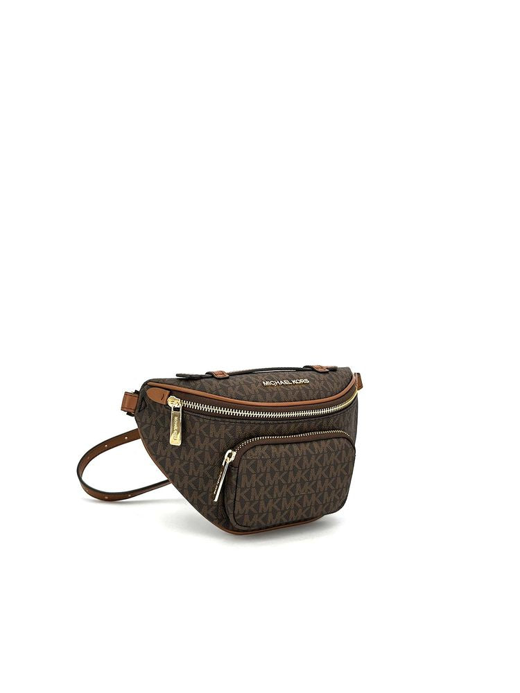 Michael Kors Polyvinyl Chloride belt bag in brown