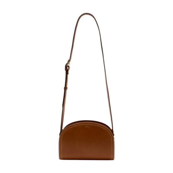 A.P.C. Cowhide crossbody bag in brown