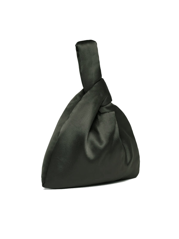 Jen Slip Satin Tote Bag Green >