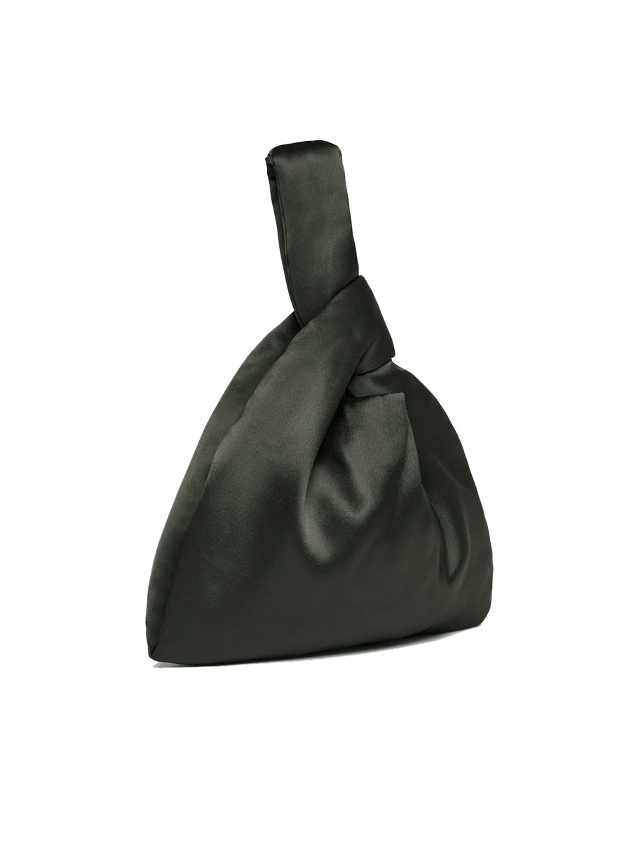 Jen Slip Satin Tote Bag Green >
