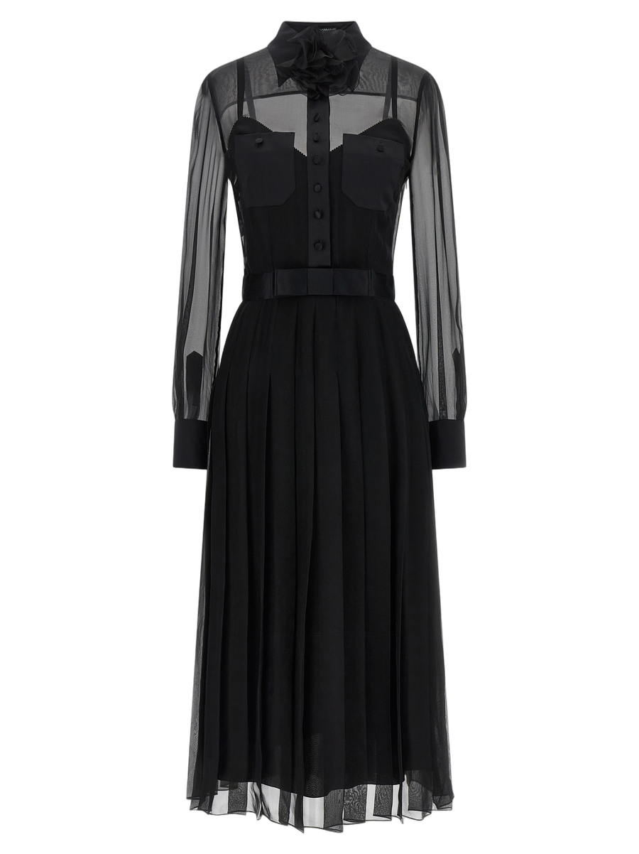 Dolce & Gabbana 95% silk dress in black