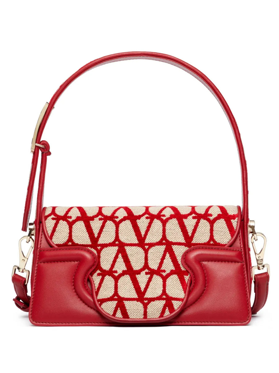 Valentino Garavani Goatskin shoulder bag in red