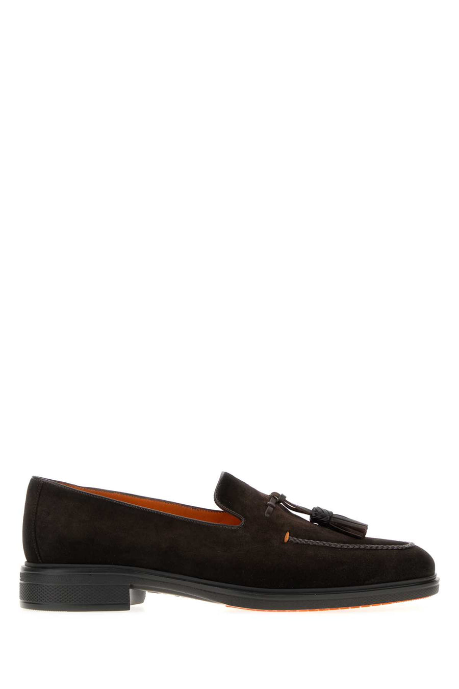 Dark Brown Suede Easy Loafers Mocassini