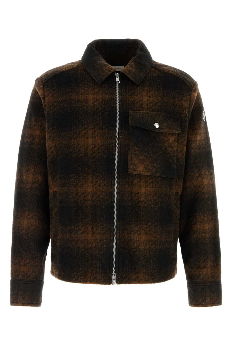 Embroidered Flannel Shirt Multicheck Camicie