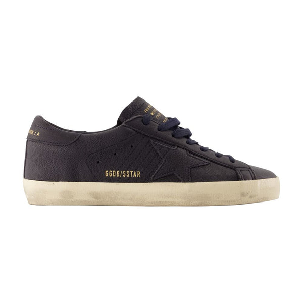 Golden Goose Deluxe Brand Leather sneaker in black