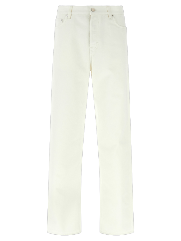Gucci 100% cotton jeans in white