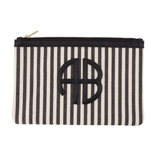 Anine Bing Cotton clutch in black