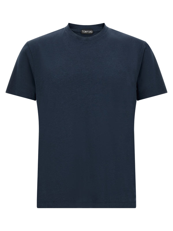Blue Lyocell T-Shirt