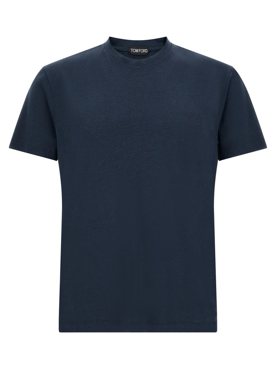 Blue Lyocell T-Shirt