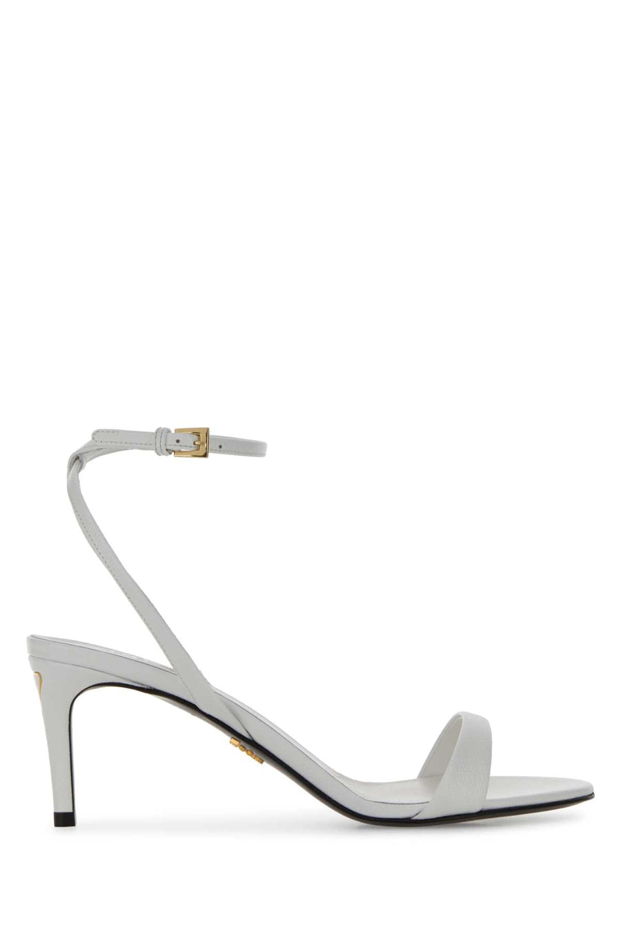Prada Exterior: 100% Leather sandal in white