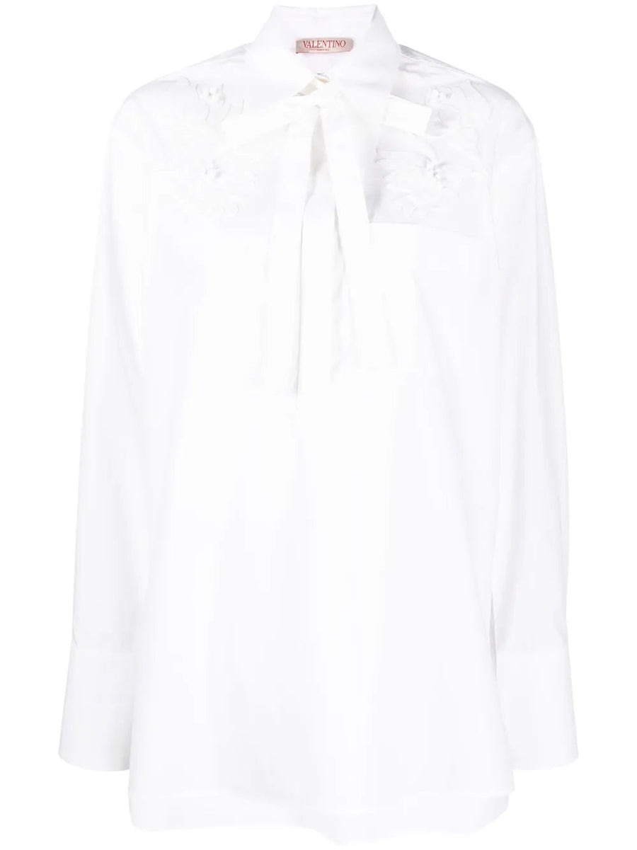 Valentino Silk blend shirt in white