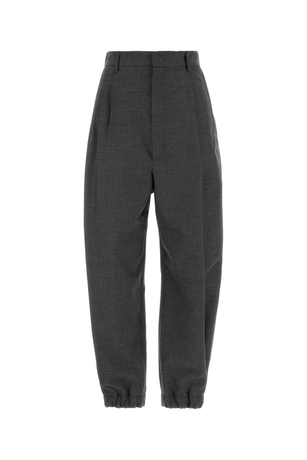 Grey Wool Pant Grigio Exterior: Virgin Pantaloni