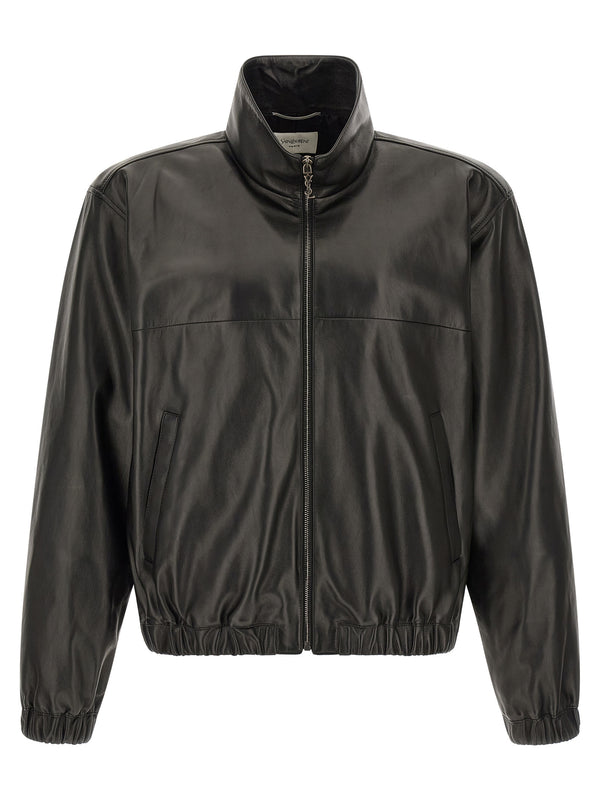 Black Lamb Leather Jacket Clothing
