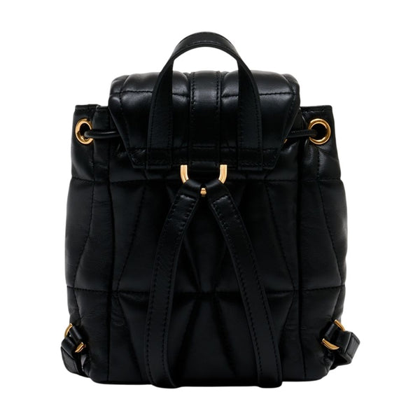 Versace Lambskin backpack in black