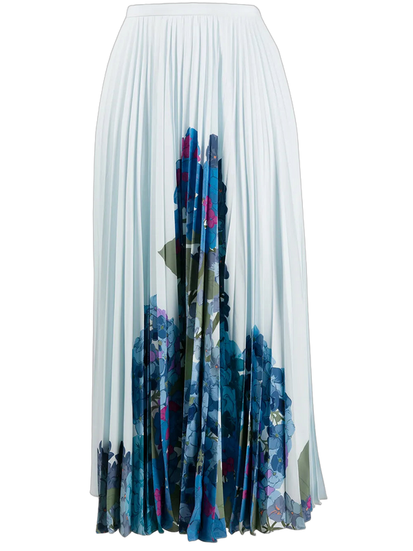 Valentino Silk skirt in blue