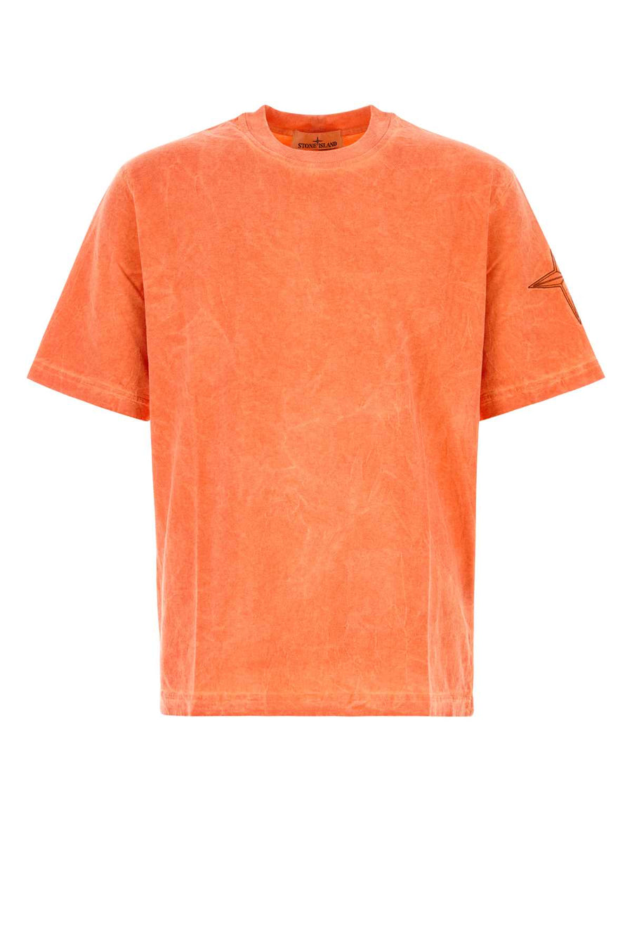Orange Cotton T-Shirt Exterior