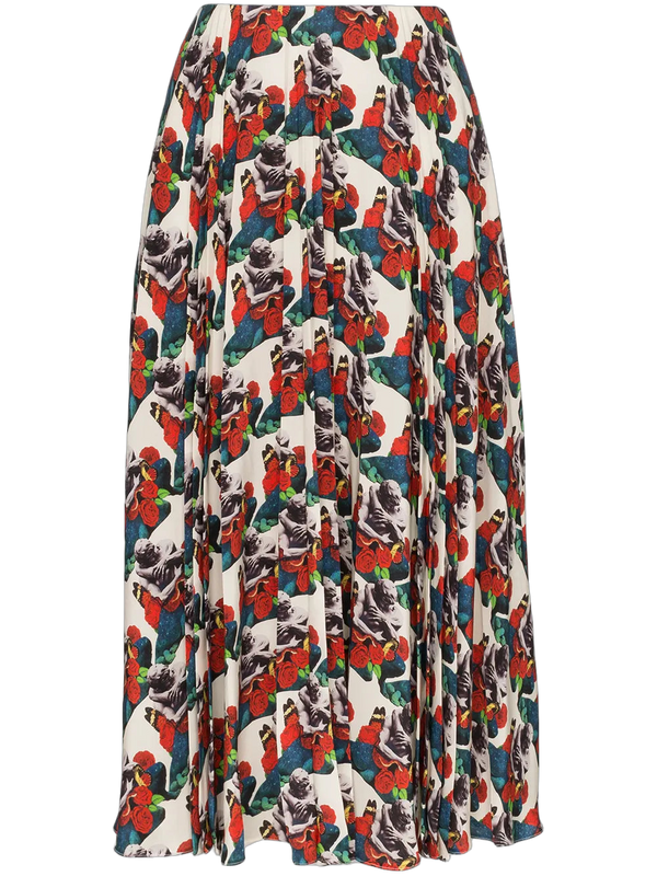 Valentino Silk skirt in multicolor