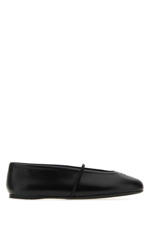 Miu Miu Exterior: 100% Calf flat in black