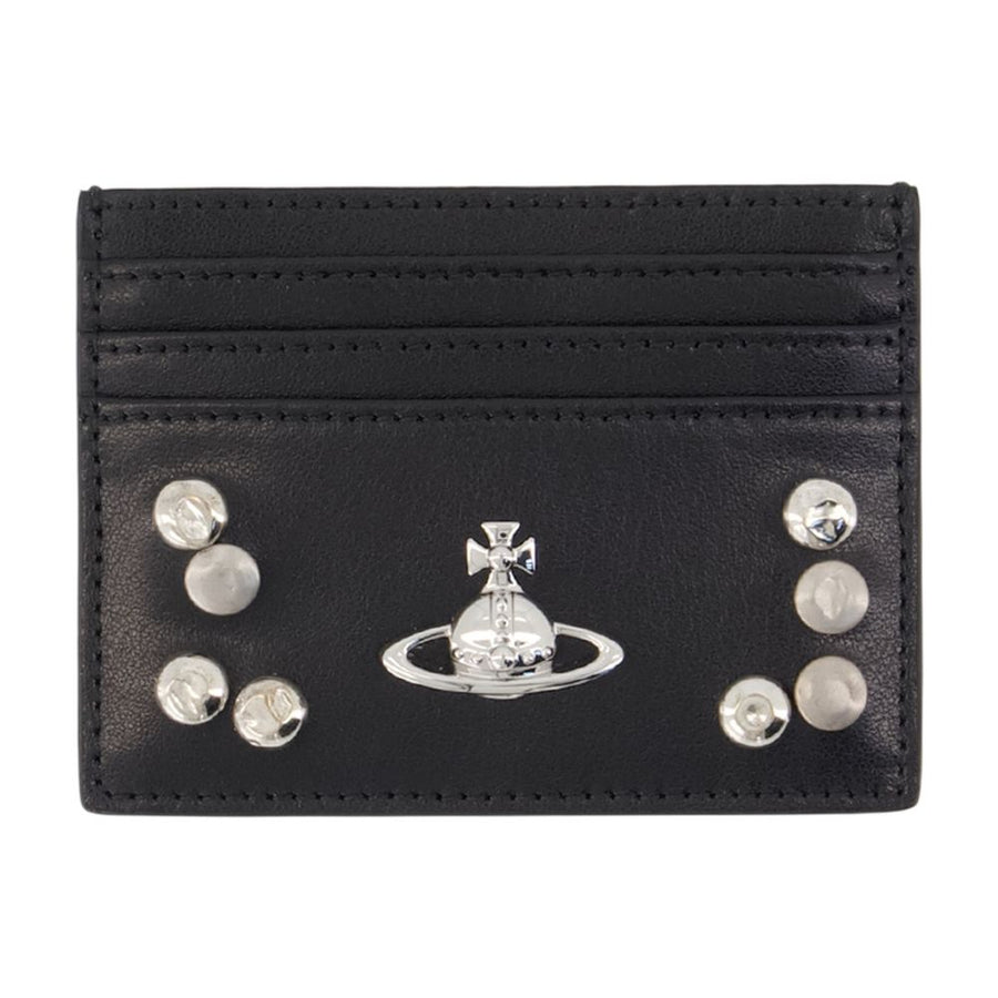 Card Holder - Vivienne Westwood Leather Black Calfskin Accessories / Card-holder