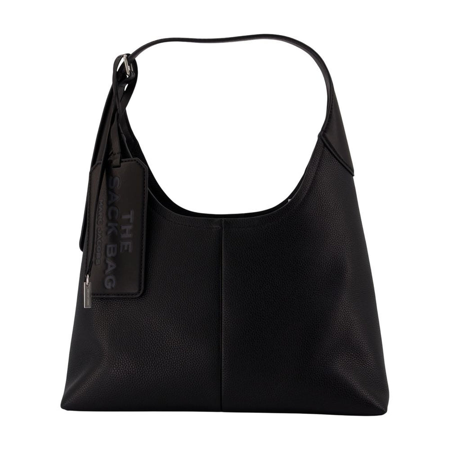 The Belted Sack Shoulder Bag - Marc Jacobs Leather Black Cowhide / Shoulder-hobo-bags