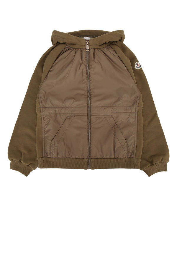 Zip Up Cardigan Taupe Polyamide O Nylon Maglieria
