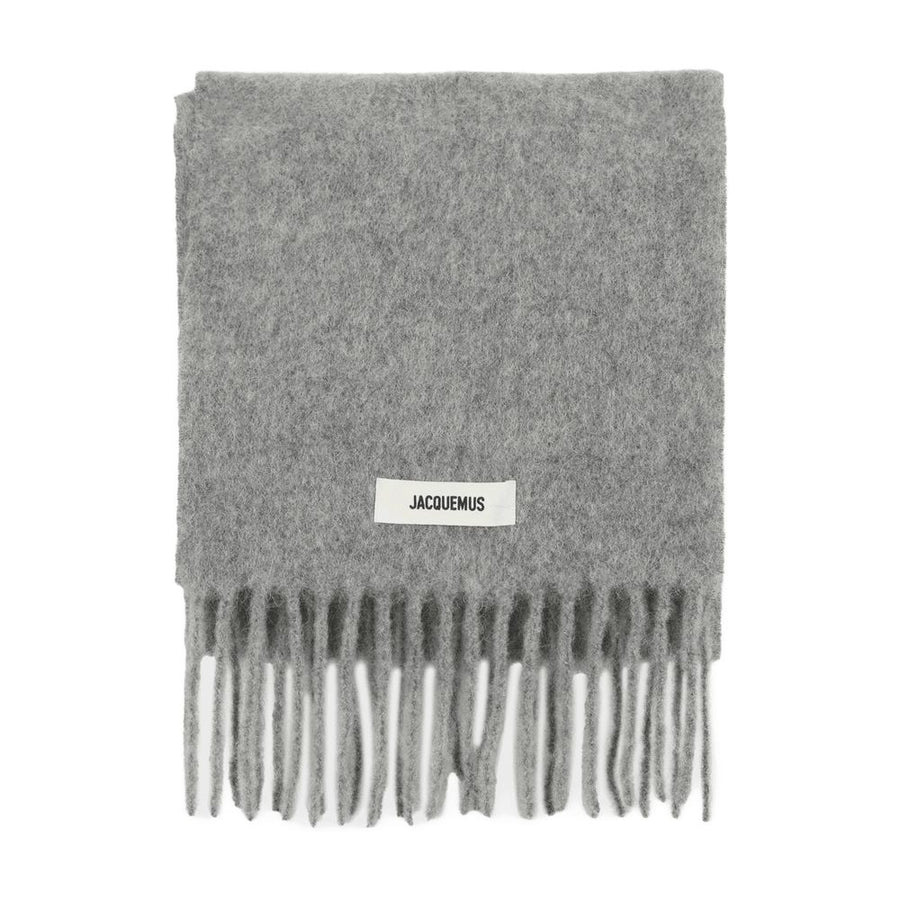 Jacquemus Wool scarf in gray