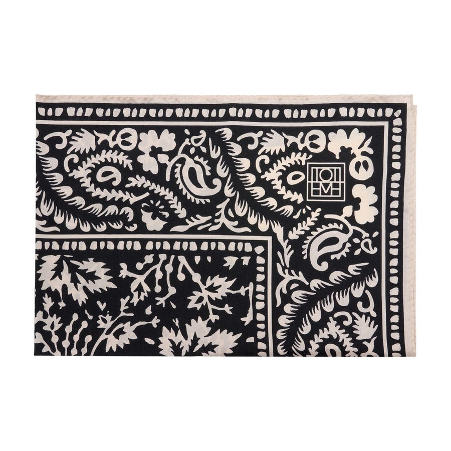 Toteme silk scarf in black