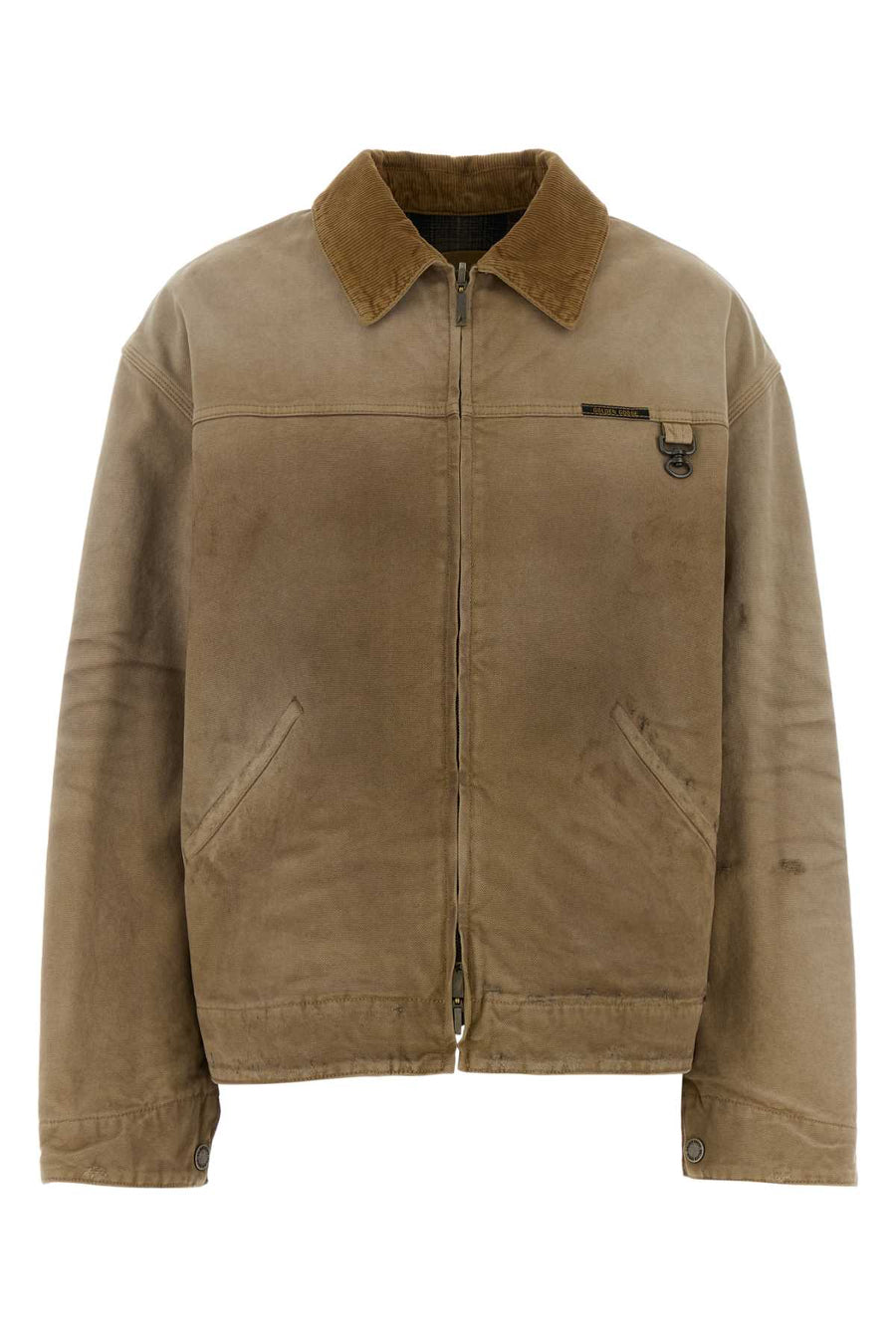 Beige Cotton Jacket Cartouche Giacche E Gilet