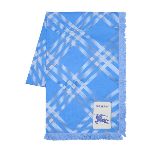 Burberry wool scarf in blue
