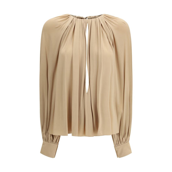 Ferragamo 93% Viscose 7% Elastane blouse in beige