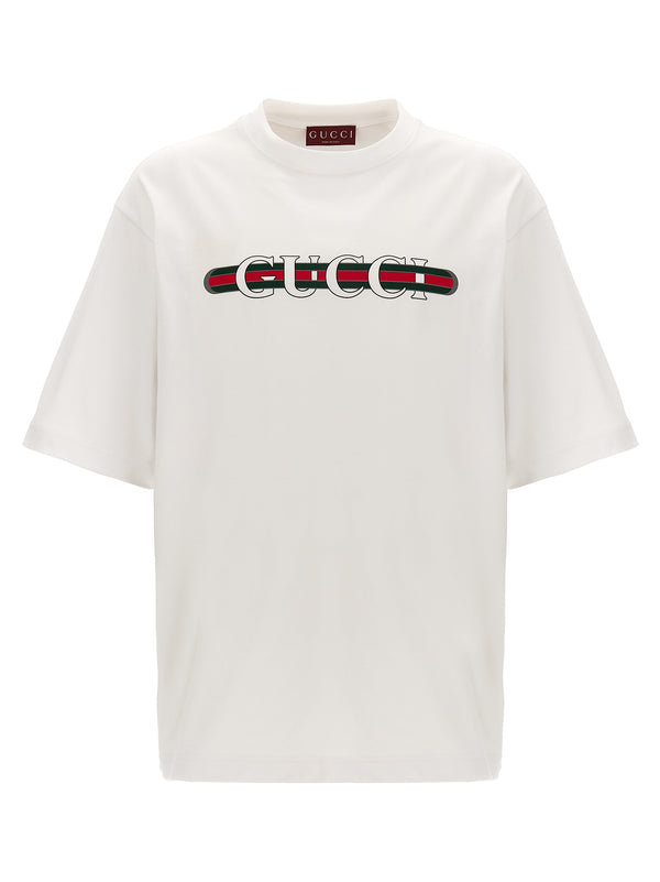 Gucci 100% cotton t-shirt in white