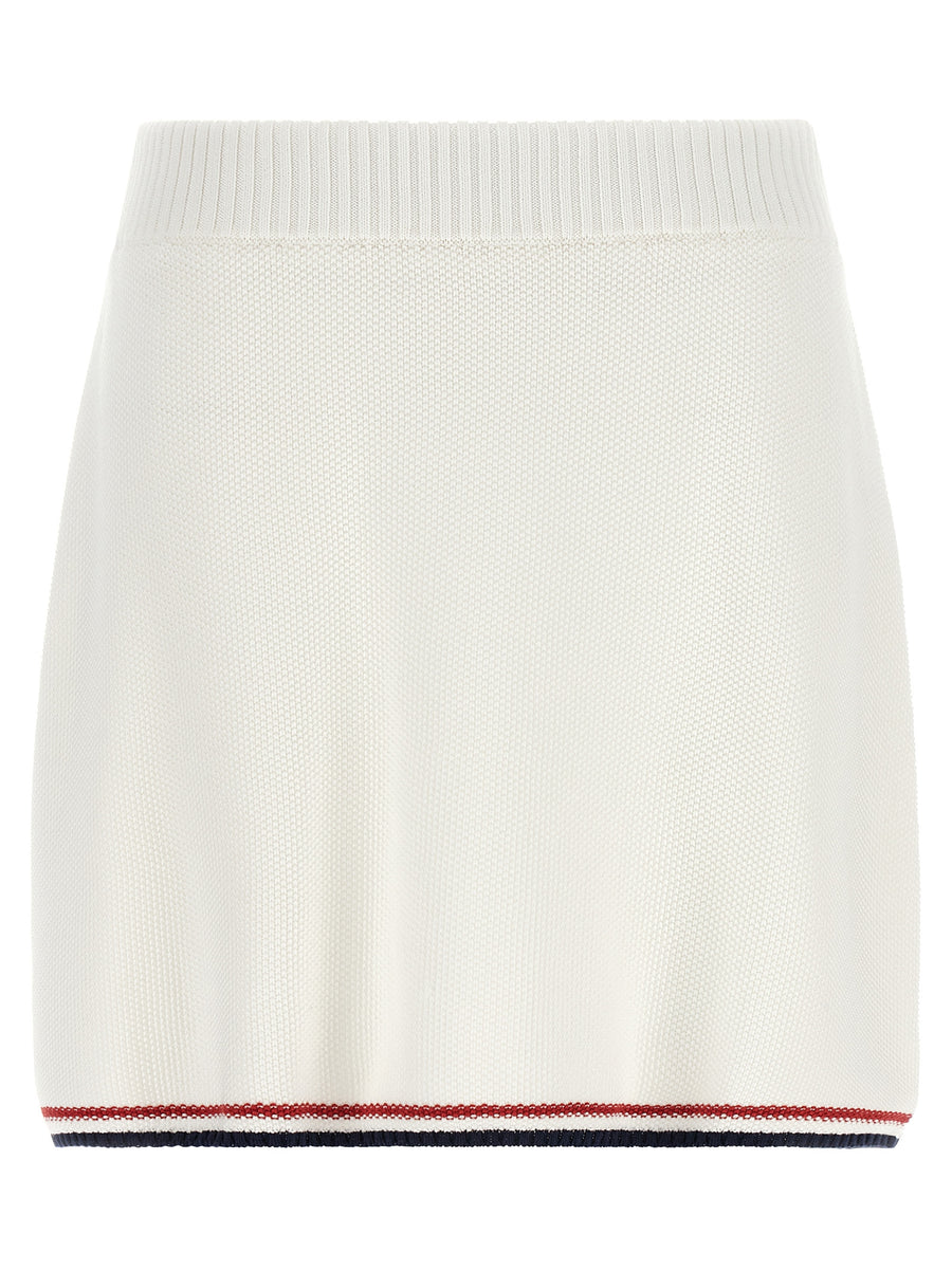 Brunello Cucinelli 100% Cotton skirt in white