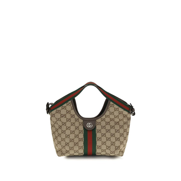 Gucci 100% Fabric (GG canvas) shoulder bag in beige