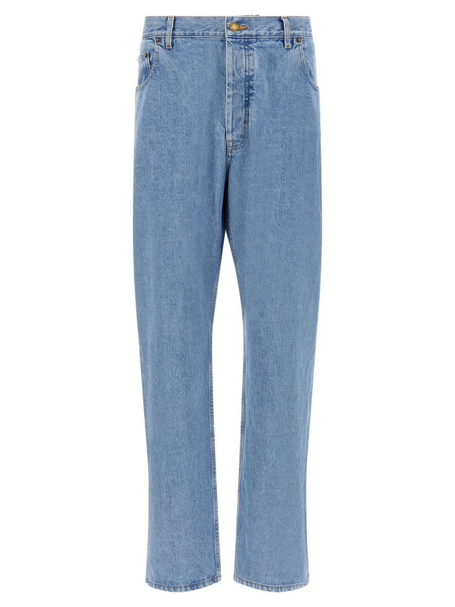 Thom Browne 100% cotton jeans in blue