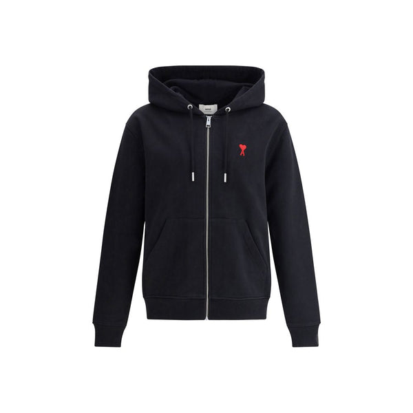 AMI Paris 100% Cotton hoodie in black