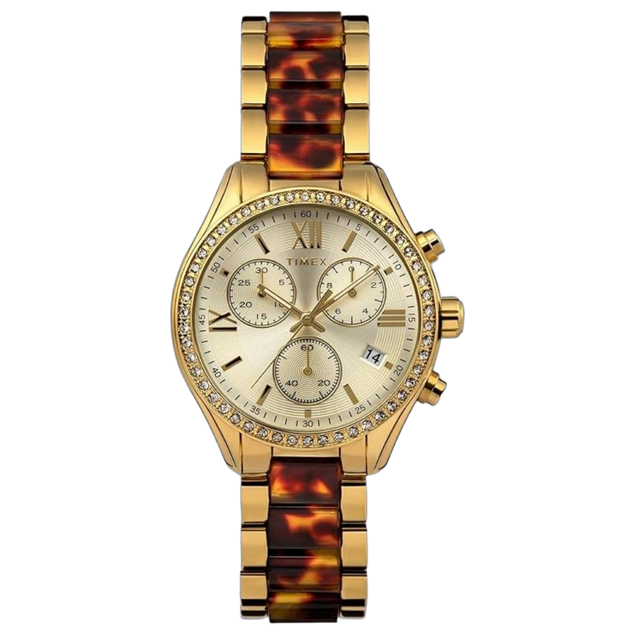 Timex Alloy case watch in gold