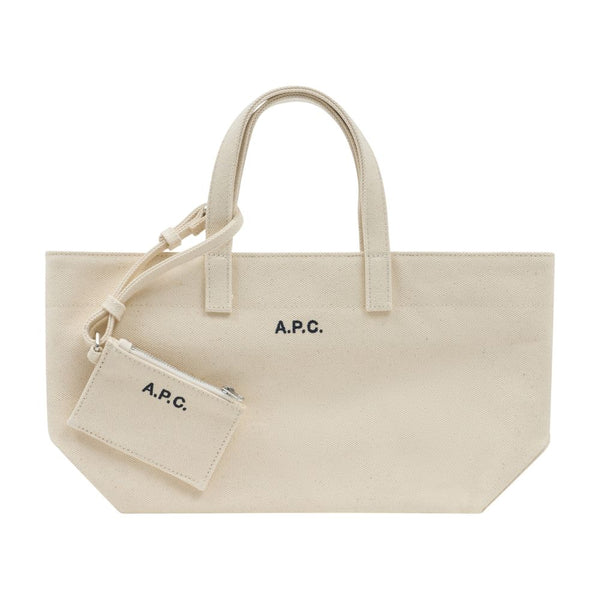 A.P.C. Cotton tote bag in white