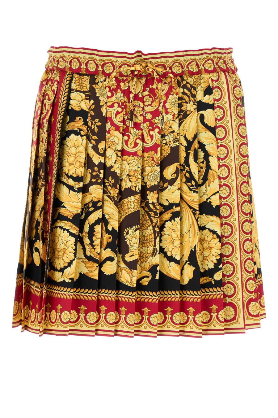 Versace 100% Silk (outer fabric and trim) skirt in multicolor