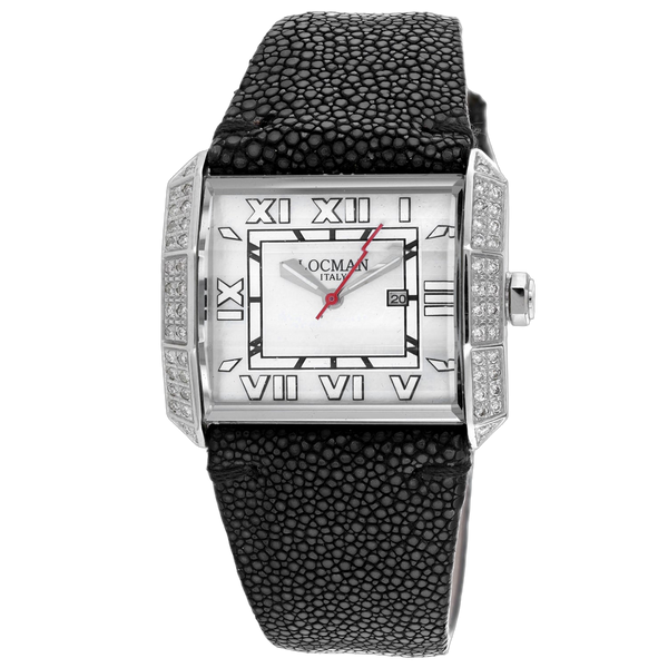 Locman Stainless steel case watch in silver