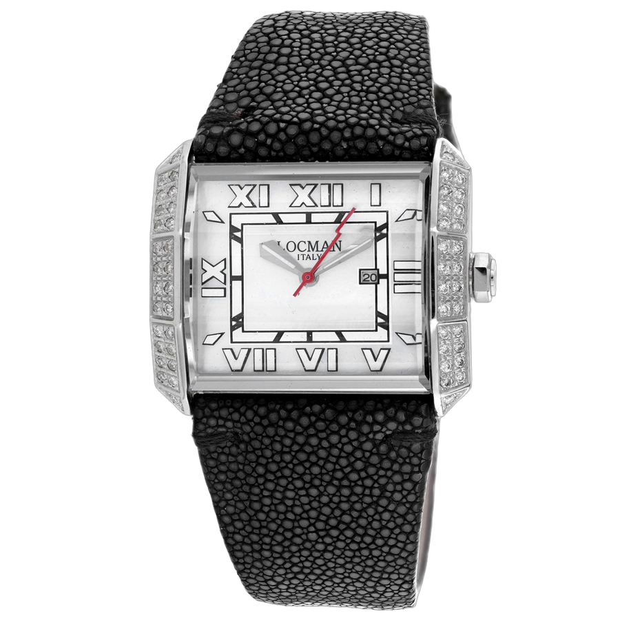 Locman Stainless steel case watch in silver