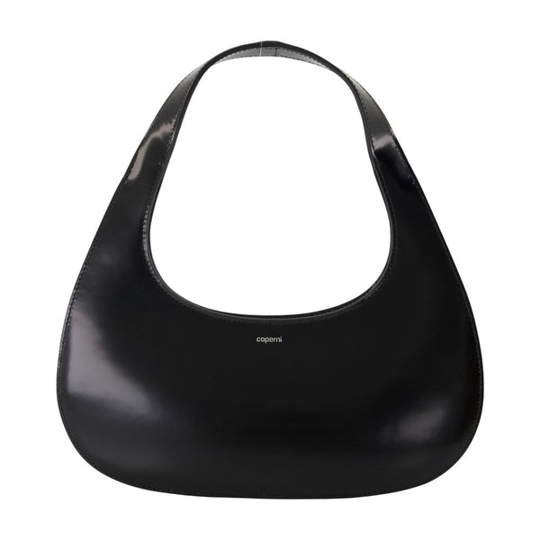Coperni Calfskin shoulder bag in black