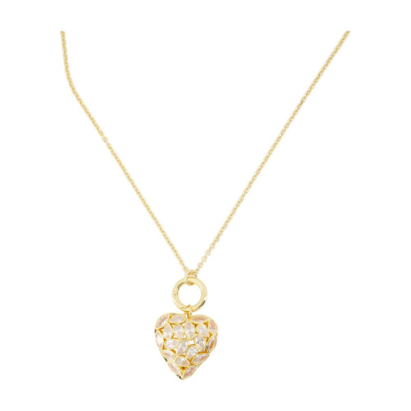 Self-Portrait necklace in gold