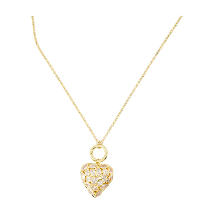 Self-Portrait necklace in gold