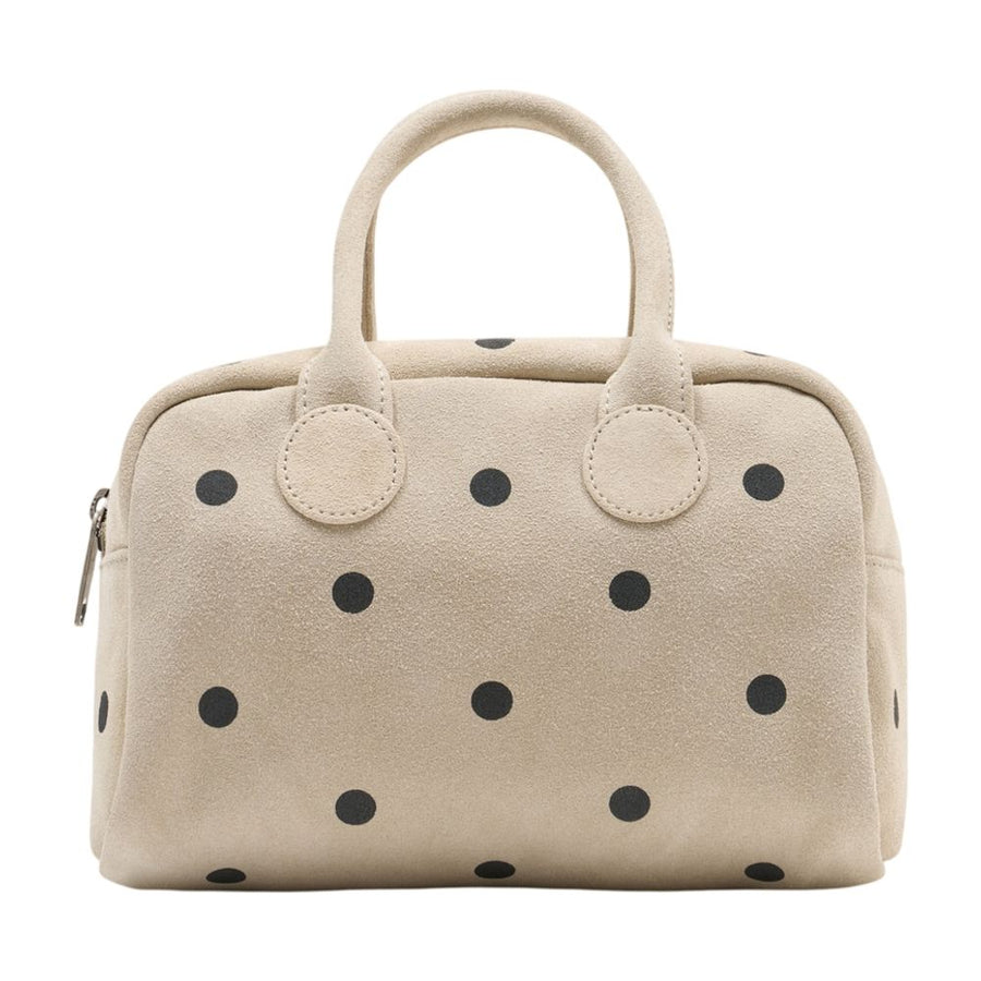 Margesherwood cowhide top handle bag in beige
