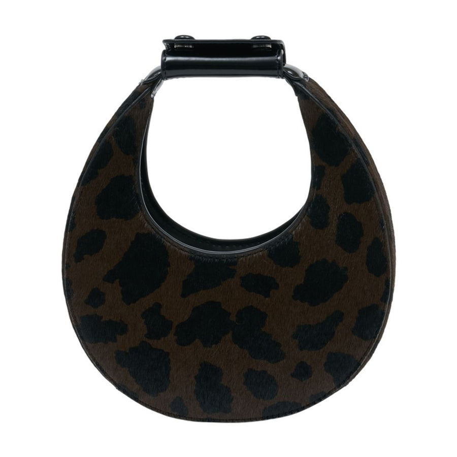 Staud calfskin top handle bag in multicolor