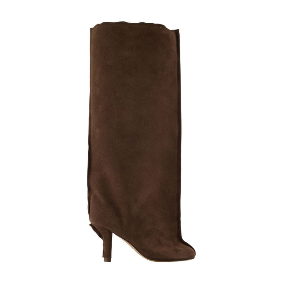 Boots - Mm6 Maison Margiela Leather Brown Calfskin Shoes /