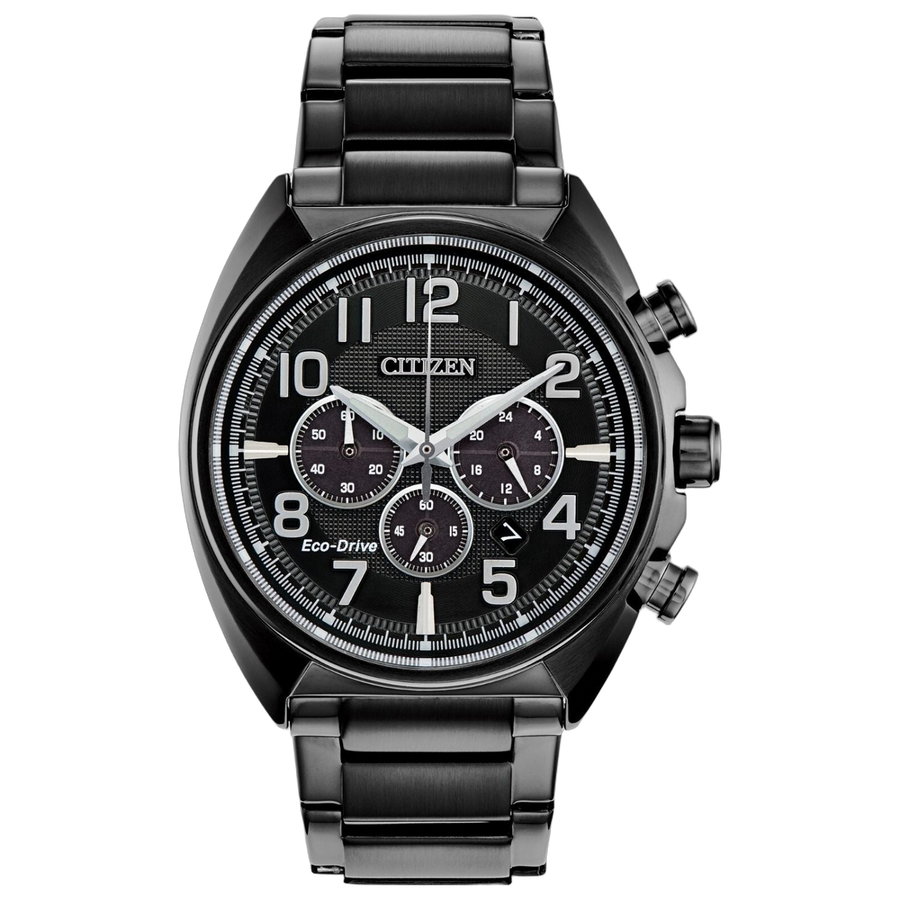 Citizen Stainless steel case and bracelet watch in black