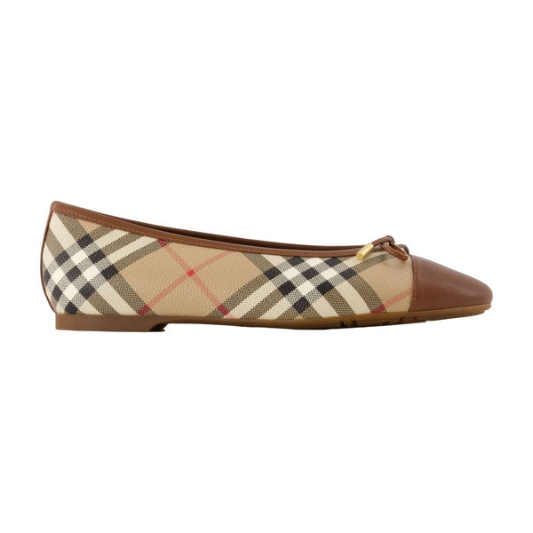 Lf Highgate 05 Ballet Flats - Burberry Synthetic Multi Shoes / Flat-shoes